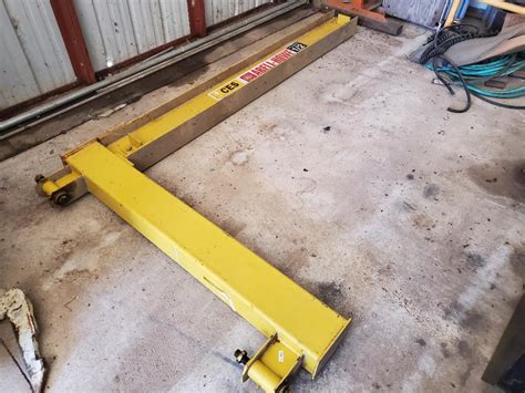 Abell Howe Ton Wall Cantilevered Jib Crane Bigiron Auctions