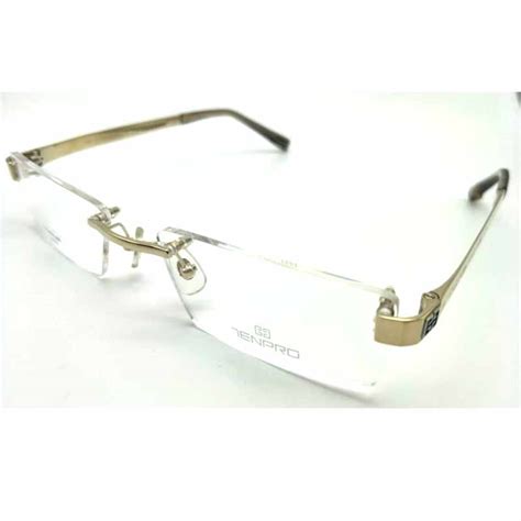 Tenpro New Arrival Business Pure Titanium Frame Men S Good Quality Rimless Optical Eyeglasses