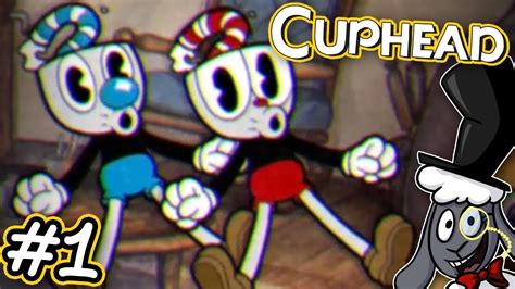 Cuphead Co Op Lets Play Part 1 Multiplayer Gameplay Youtube