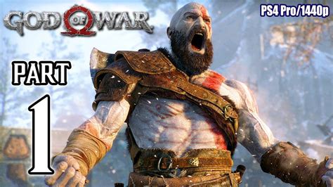 Players can live according to their own nature. GOD OF WAR Walkthrough PART 1 (PS4 Pro) No Commentary ...