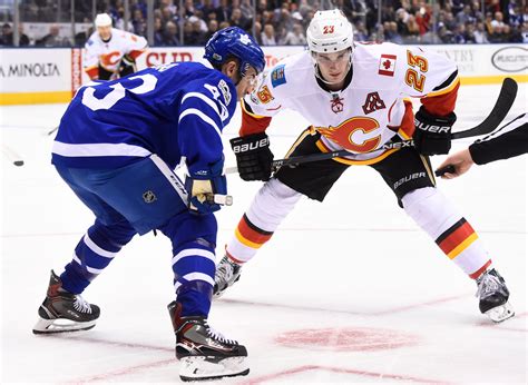 Auston matthews and mitch marner field questions about the toronto maple leafs game 5 loss to the columbus blue. Calgary Flames Daily: Game day, looking to get ahead