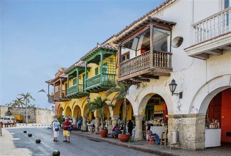 Cartagena Colombia The Architecture Of The Old City Editorial Stock