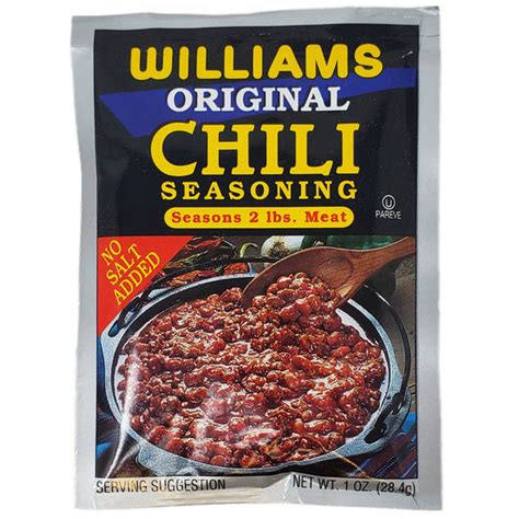 Williams Original Chili Seasoning Healthy Heart Market