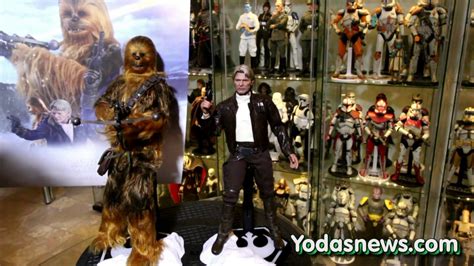 Star Wars Hot Toys Han Solo And Chewbacca Sixth Scale Figure Set From