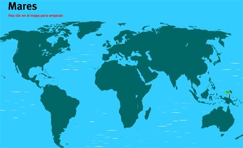 Mapa Interactivo Del Mundo Mares Del Mundo Juegos De Geografía Mapas