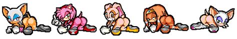 Rule 34 2d Amy Rose Animated Ass Ass Shake Cream The Rabbit Female