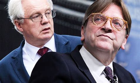 Brexit Latest News Verhofstadt Says No Trade Talks Until Bill Settled