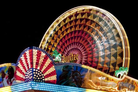 Free Images Night Ferris Wheel Carnival Amusement Park Color Colorful Speed Movement