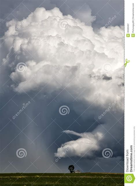 Prairie Storm Clouds Stock Image Image Of Scenery Thunderstorm 35500497