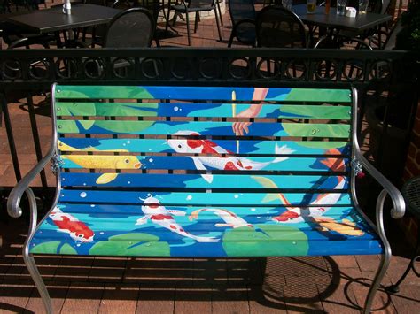 Faux Painting A Chicagoland Park Bench Painting In Partnership