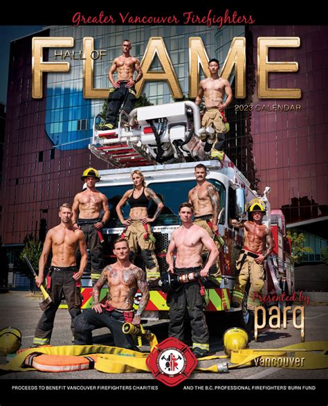 2023 Hall Of Flame Calendar Vancouver Firefighters