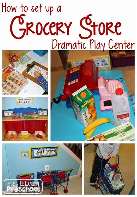 Grocery Store Shop Smart Play To Learn Dramatic Play Centers