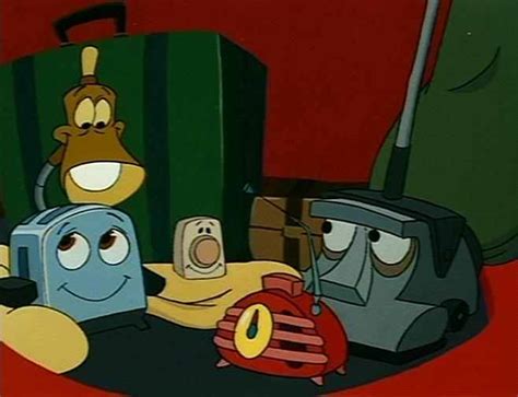 A candle (lampy), a radio (radio), bread on a stick over a fire (toaster), and a broom (kirby). Retro Sundance: 1988's "Brave Little Toaster" - Blog - The ...
