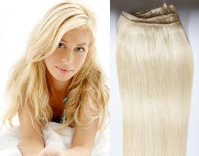 I've toyed with the idea of going full platinum for years. Weft Hair Extensions #613 (Bleach Blonde) 24 Inch