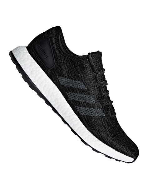 Adidas Mens Pure Boost Black Life Style Sports