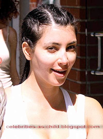 Celebrities As A Child Kim Kardashian Childhood Photos