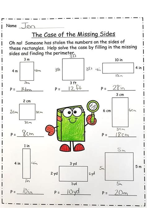 Perimeter Worksheets With Answers