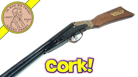 Marx Pop Gun Vintage Double Barrel Shot Gun Toy Made In Great