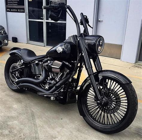 Harley Davidson On Instagram All Blacked Out Softail Slim 🖤