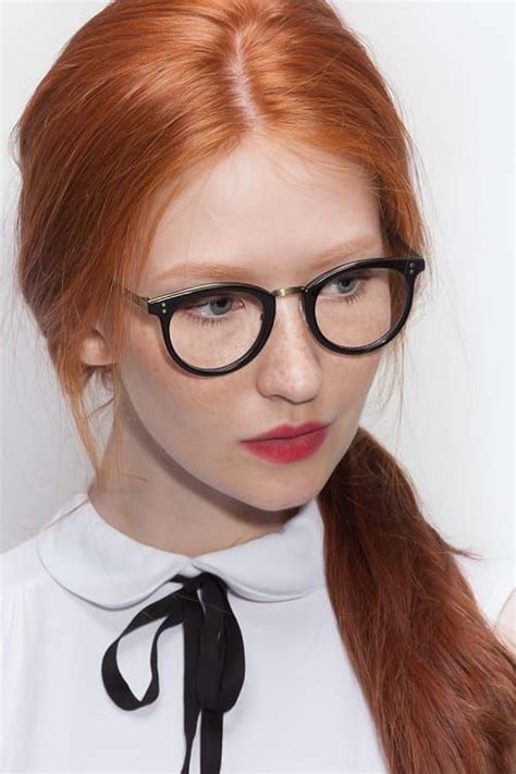 Nostalgia Round Caramel Glasses For Women Eyebuydirect Red Hair Color Hair Color Auburn