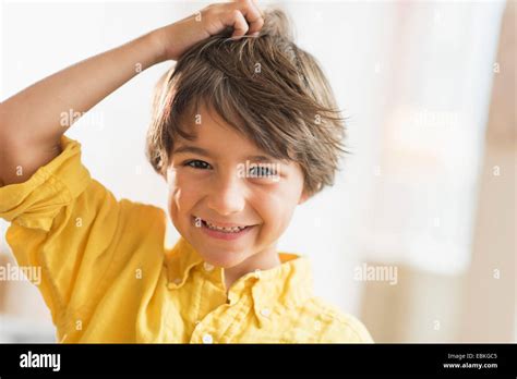 Boy 7 8 Years Old Brown Hair Hi Res Stock Photography And Images Alamy
