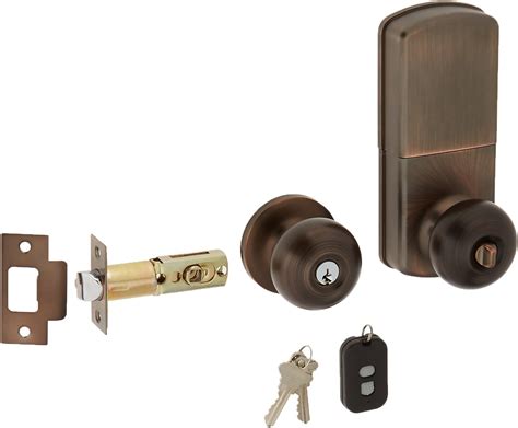 Milocks Wkk 02ob Digital Door Knob Lock With Keyless Entry Via Remote