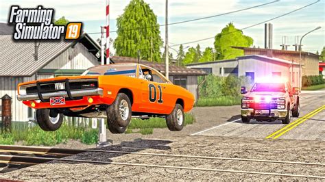 Dukes Of Hazzard Escaping From Rosco And Enos Roleplay Farming