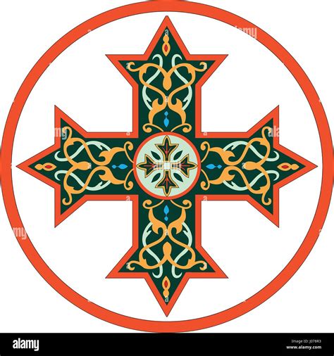 Coptic Cross Is A Design Used By The Coptic Catholic Church And Coptic