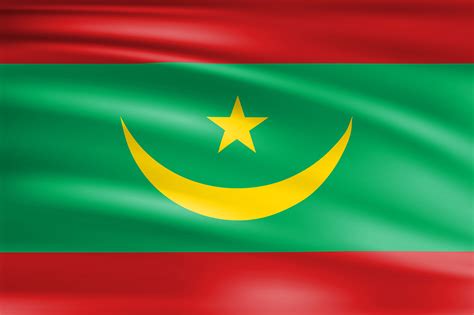 The Flag Of Mauritania Wagrati