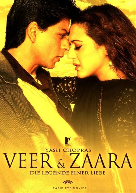 Veer Zaara 2004 Shah Rukh Khan Preity Zinta Bollywood Indian