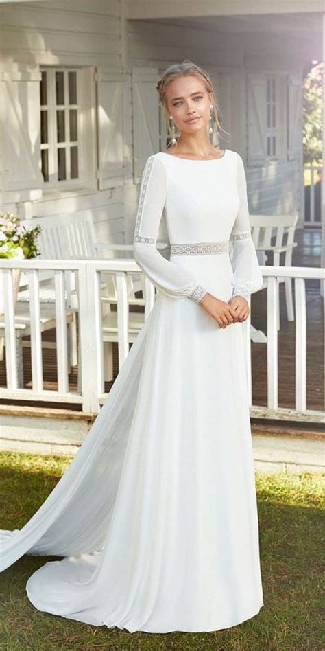 20 Modest Simple Wedding Dresses Smyd