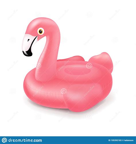 Flamingo Swim Ring Pool Float Inflatable Pink Flamingo Swimming