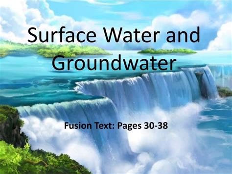 Ppt Surface Water And Groundwater Powerpoint Presentation Free
