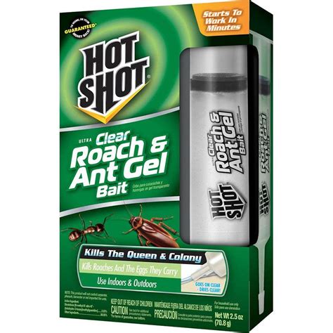 Hot Shot Ultra Oz Clear Roach And Ant Gel Bait HG The Home Depot
