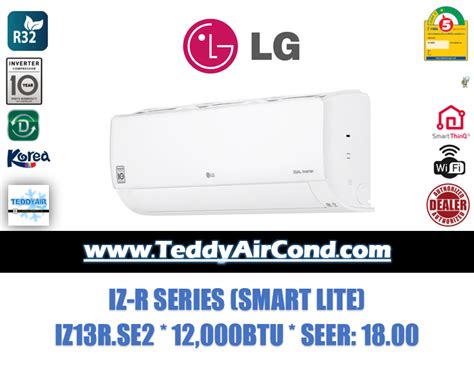 แอร์LG ติดผนัง ระบบInverter รุ่น IZ13R.SE2 (Dual Inverter - Smart Lite ...