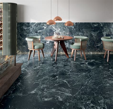 Aosta Green Marble H270 Grès Cérame Effet Marbregranit