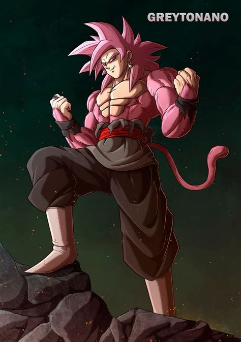 Goku Black Ssj4 V4 By Greytonano Goku Black Super Saiyan Goku Black