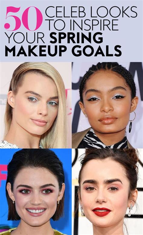 Celebrity Makeup Looks Thatll Inspire You All Spring Long