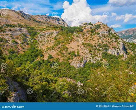 Gourdon Mountain Village France Stock Image Image Of Famous French