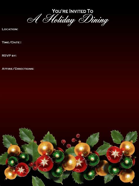 Blank Holiday Flyer Template Free Download Freemium Templates