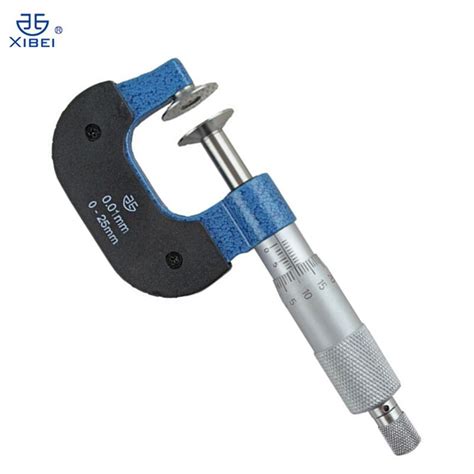 Gear Tooth Micrometer 0 25mm Accuracy 001 Disk Type Thickness