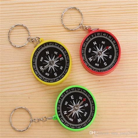 Buy High Accuracy Stability Outdoor American Compass Keychain Plastic