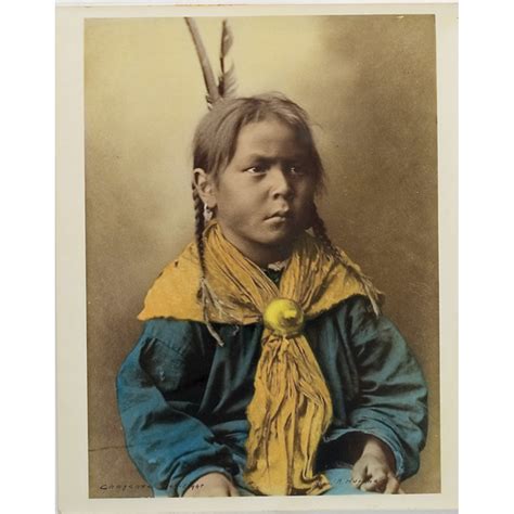 La Huffman Ink Signed Photograph Of Cheyenne Boy Cowans Auction