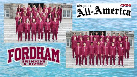 Swimming And Diving Selected As Cscaa Scholar All America Teams