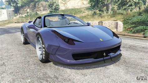 Ferrari 458 Spider Libertywalk V11 Replace For Gta 5