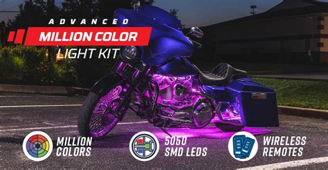Ledglow Advanced Million Color Led Motorcycle Lighting Kit