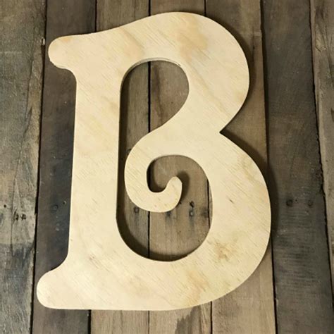 Wooden Pine Letters, Large Wall Letters, DIY Custom Craft