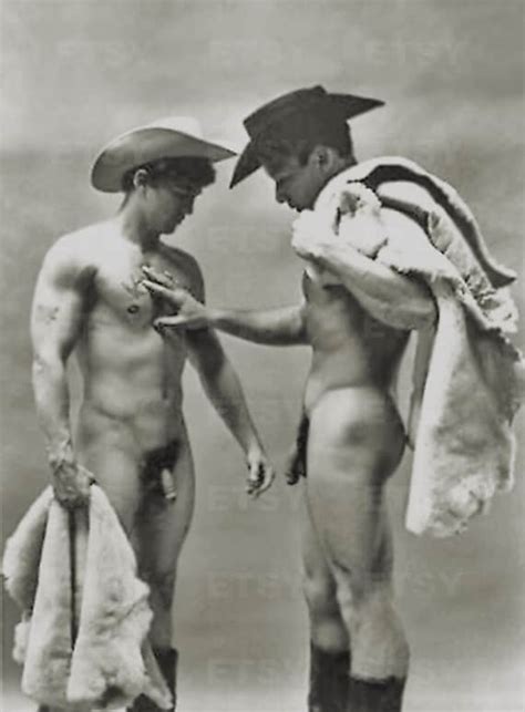 Vintage Nude Cowboys Telegraph