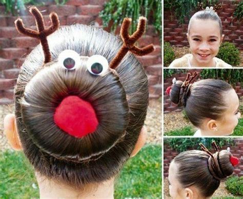 Creative And Cute Christmas Hairstyles For Women