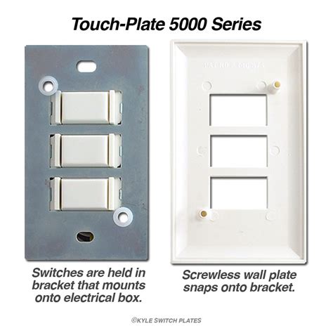 Touchplate Low Voltage Wallplates 5001 Ivory